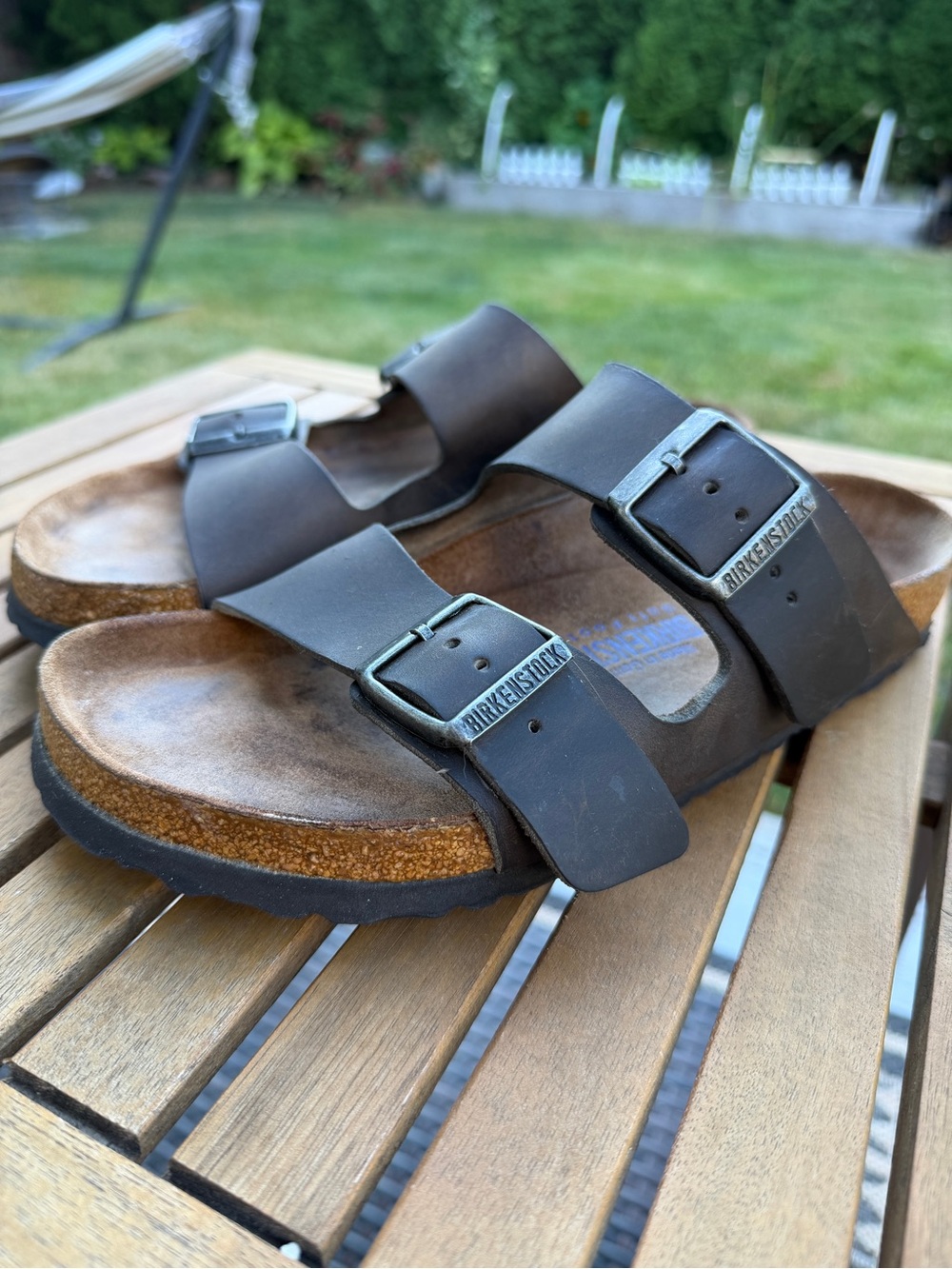 Birkenstock Arizona Soft Footbed Sandal - Brown Leather - Picture 3 of 11
